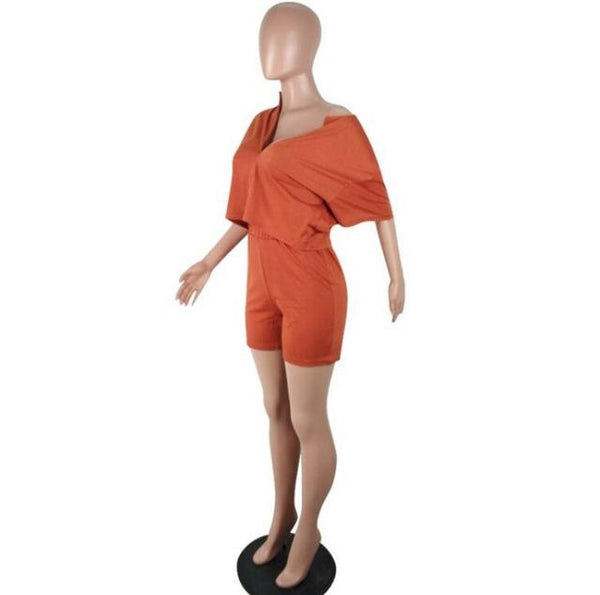 Pure Color Two Piece Set Women Tracksuit Summer Clothes Short Sleeve Crop Top Biker Shorts Lounge Set Dresy Damskie 2020