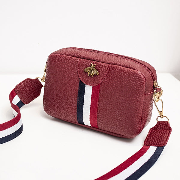 Mini Portable Single-shoulder Bag Female Casual Rectangle Shape PU Leather Phone Coin Bag new trend Handbag Crossbody Bag